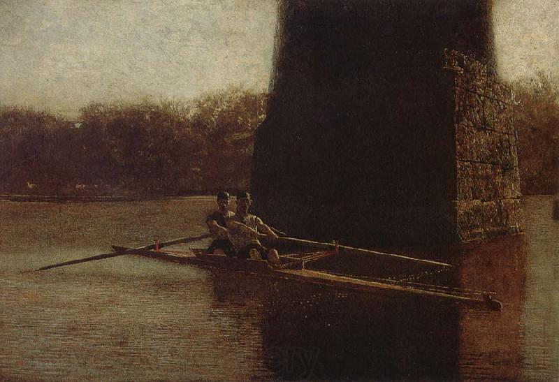 Thomas Eakins Two Person Dinghy Spain oil painting art